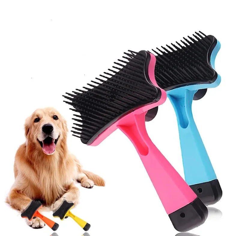 Pet Hair Removal Comb - Pink