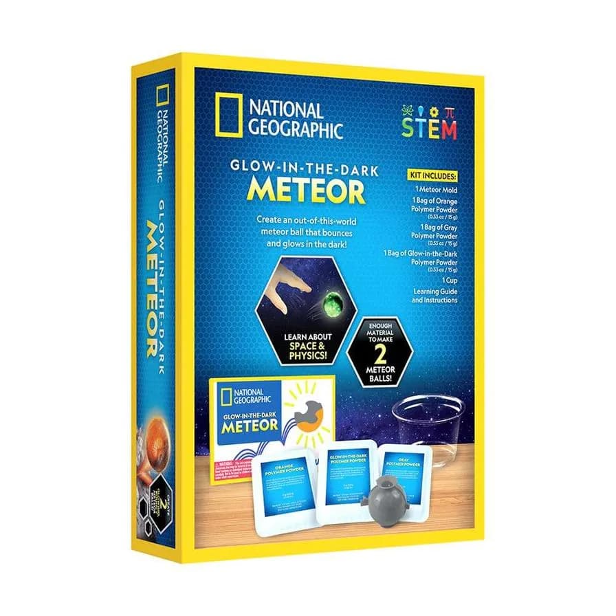 National Geographic Glow-In-The-Dark Meteor Stem Experiment Kit