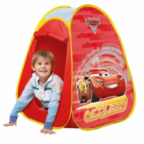 John 130072554 Disney Cars Pop Up Play Tent For Kids - Red