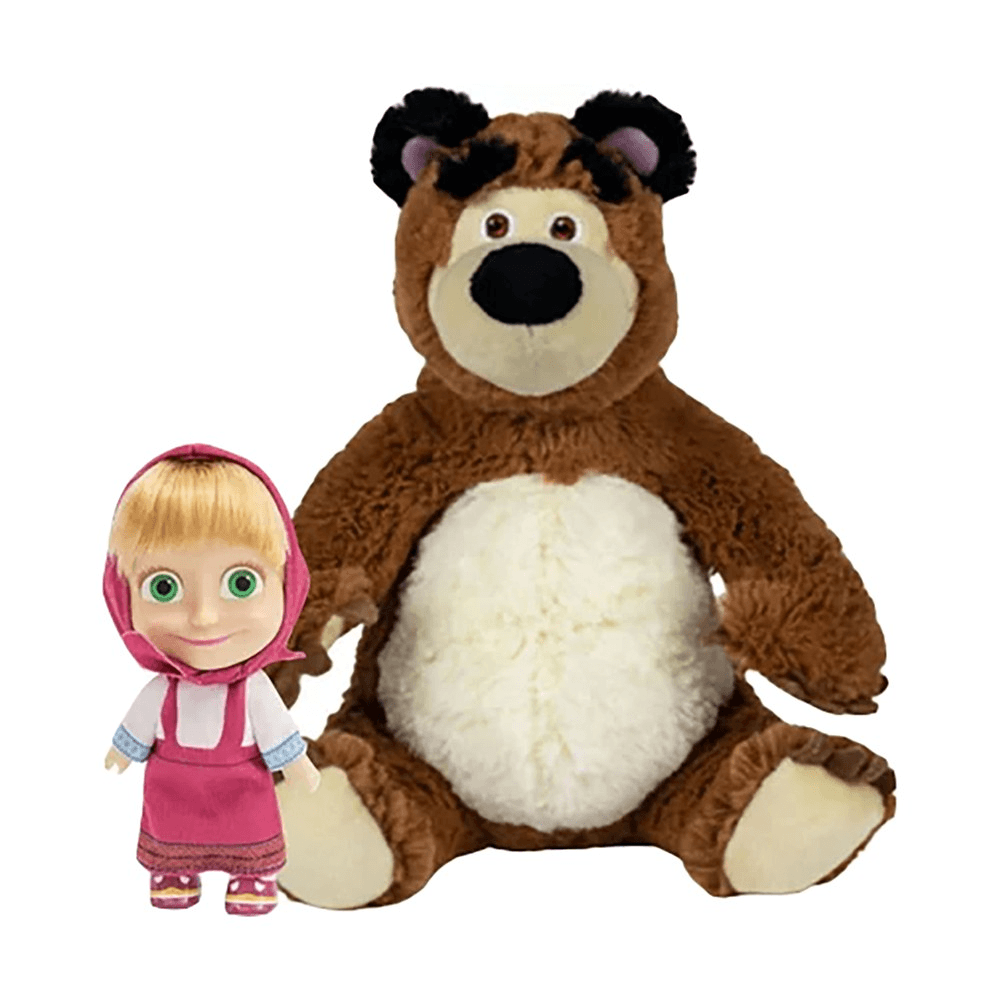 Masha & The Bear Masha & Bear Plush Toy (12 Cm)
