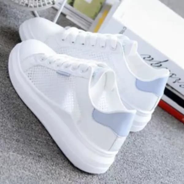 Sneakers Outdoor Casual Sports Eu 40 Shoes For Women - White And Blue