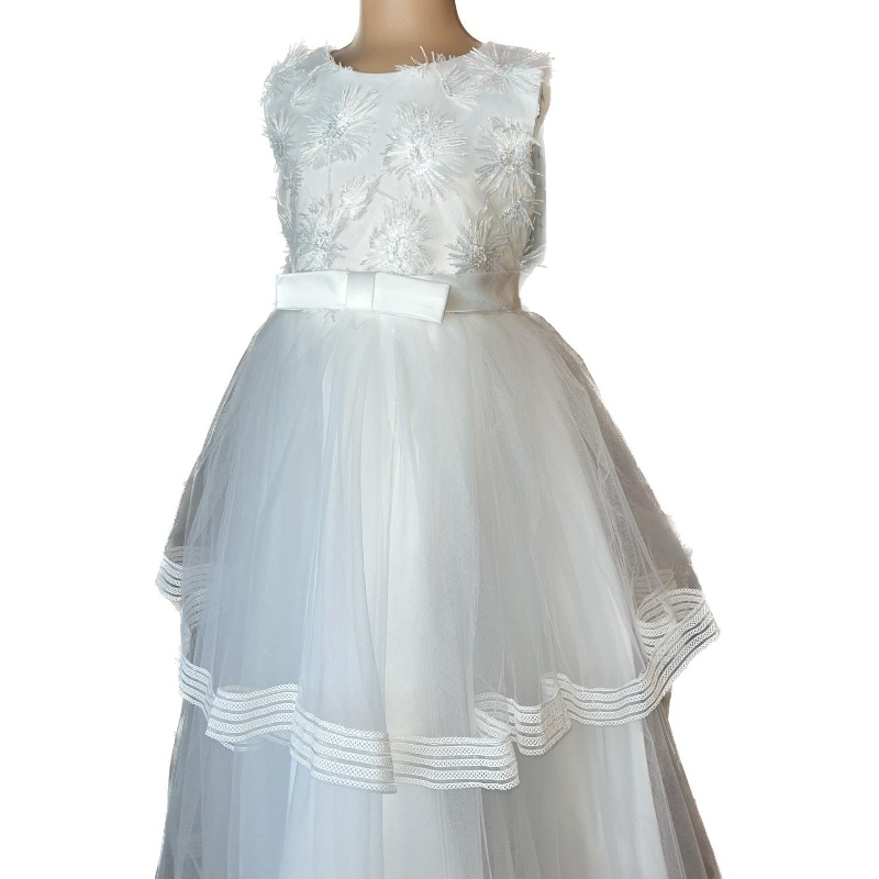 White Dress Size (9-8) Years