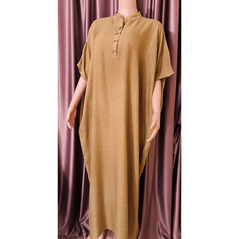 Wide Jalabiya With Short Sleeves - Free Size (S-M-L)