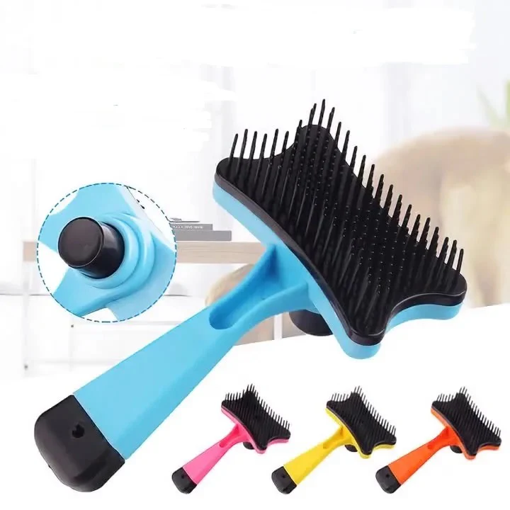 Pet Hair Removal Comb - Pink