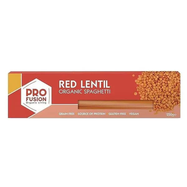 Profusion Organic Red Lentil Spaghetti 250G