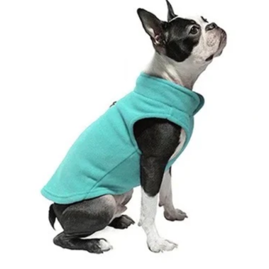 Thickened Pet Vest  Fluff - Turquoise