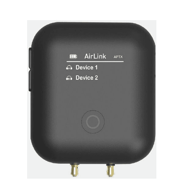 Energea Airlink, Dual Channel Airplane Bluetooth Transmitter - Black