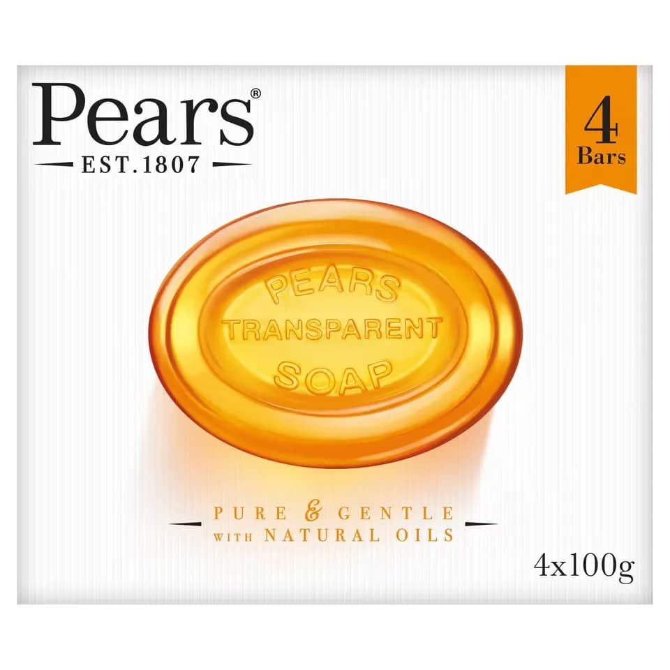 Pears Amber Soap Bar 4X75G