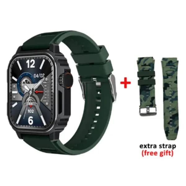 Js11 Pro Max Bluetooth Smart Watch With Dual Straps And Multifunctions