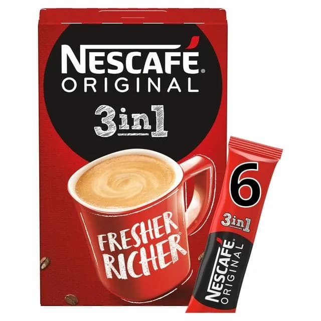 Nescafe Original 3 In 1 Instant Coffee 102G