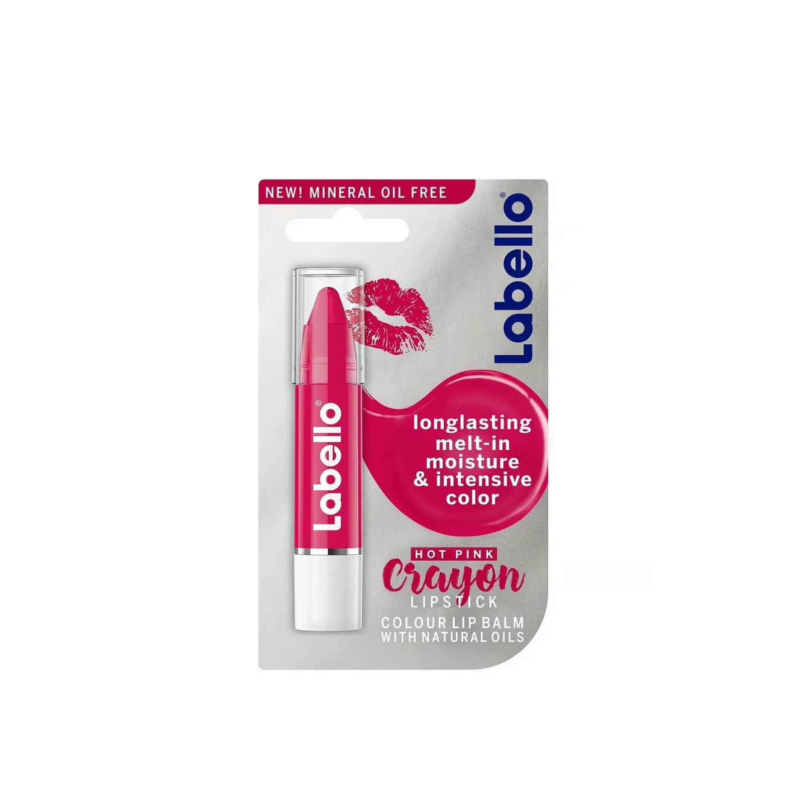 Labello Hot Pink Crayon Lipstick 3G
