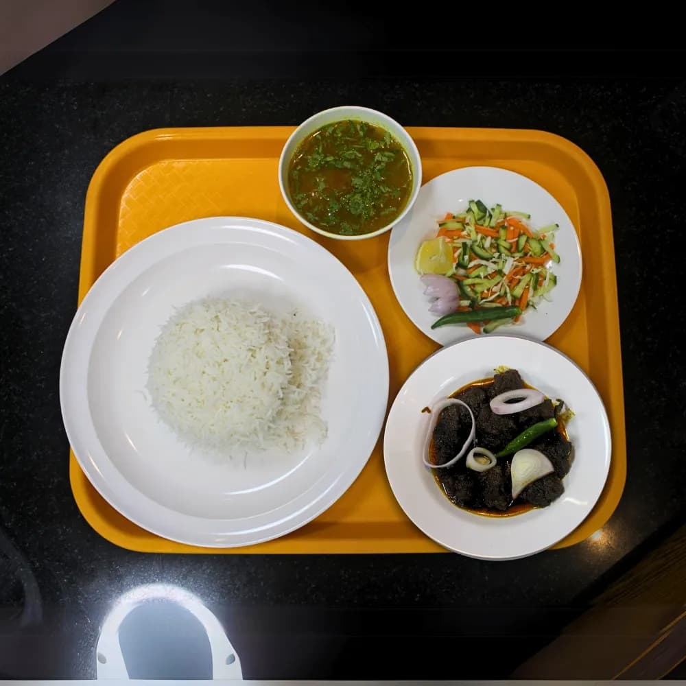 Beef Black Bhuna With Rice