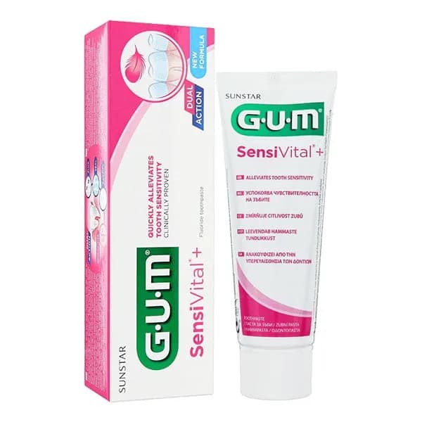 Gum Sensivital+ Toothpaste, 75Ml