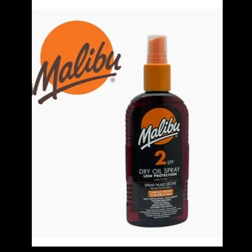 Malibu Low Protection Dry Oil Spray Spf2 200 Ml