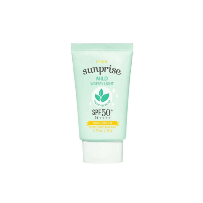 إتيود سونبرايز مايلد واتري لايت Spf50+ Pa++++ 50 جرام