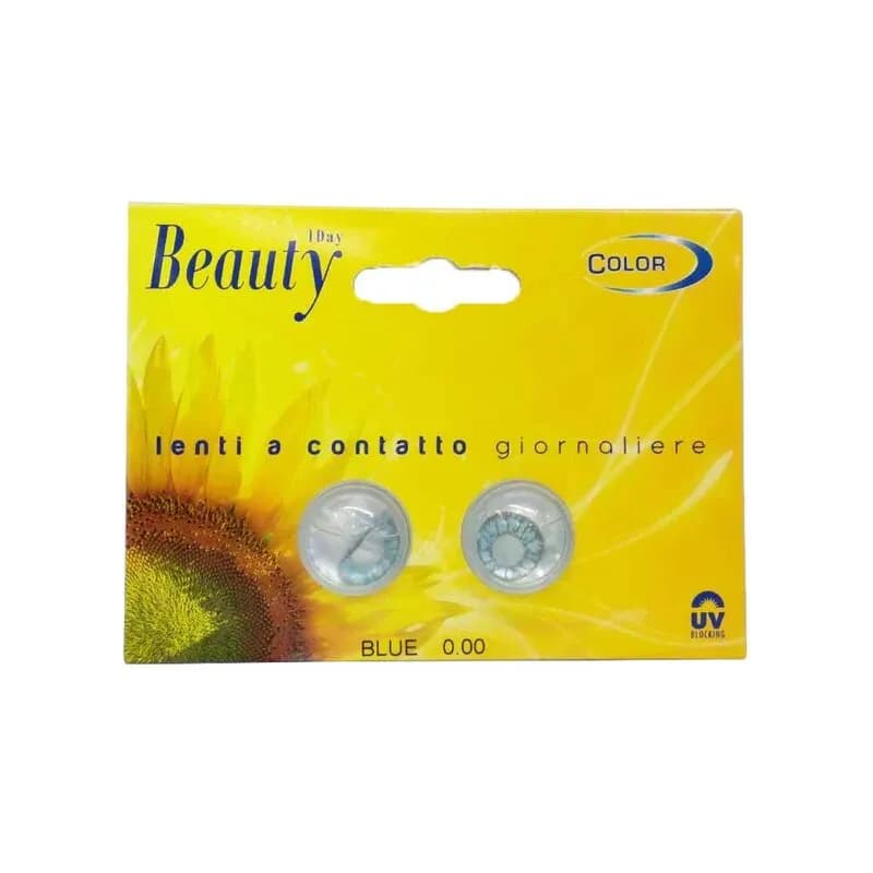 Beauty Daily Color Contact Lenses Dark Blue 2 Lenses