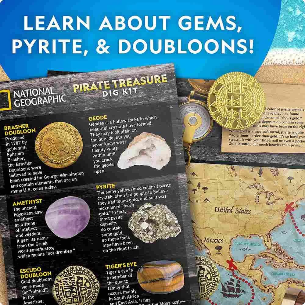 National Geographic Pirate Treasure Dig Stem Kit