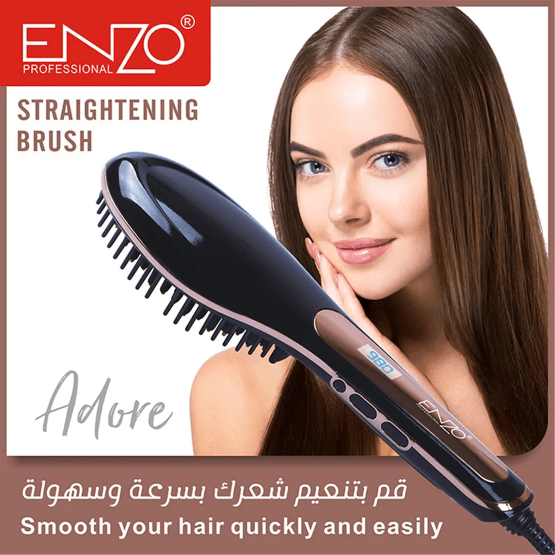 En-4108 Adore Straightening Brush فرشاة حرارية لتمليس الشعر