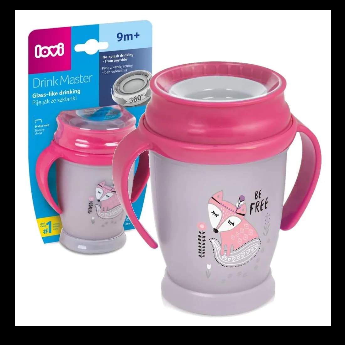 Lovi 360 Cup 9M+ Girl 250Ml-1/591