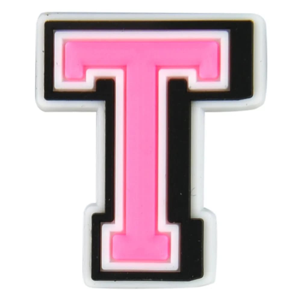 Crocs Charms Jibbitz- Pink Letter T