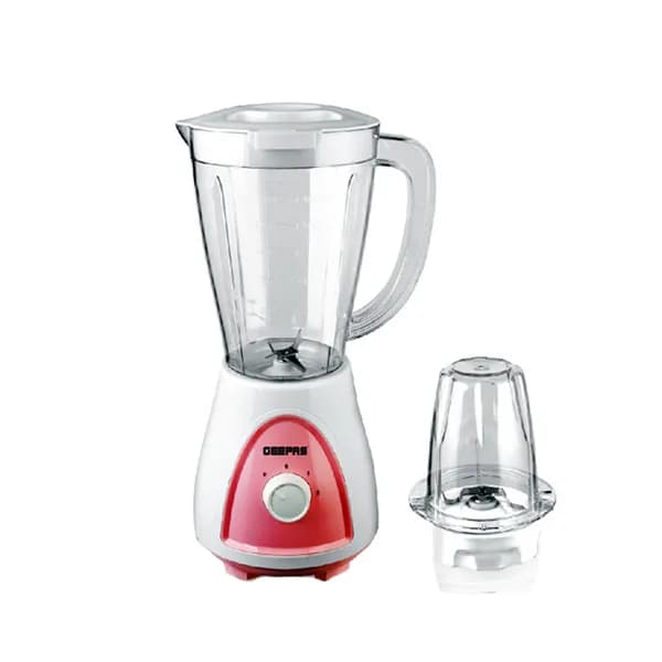 Geepas Gsb5485 2-In-1 400 Watts Plastic Jar Blender