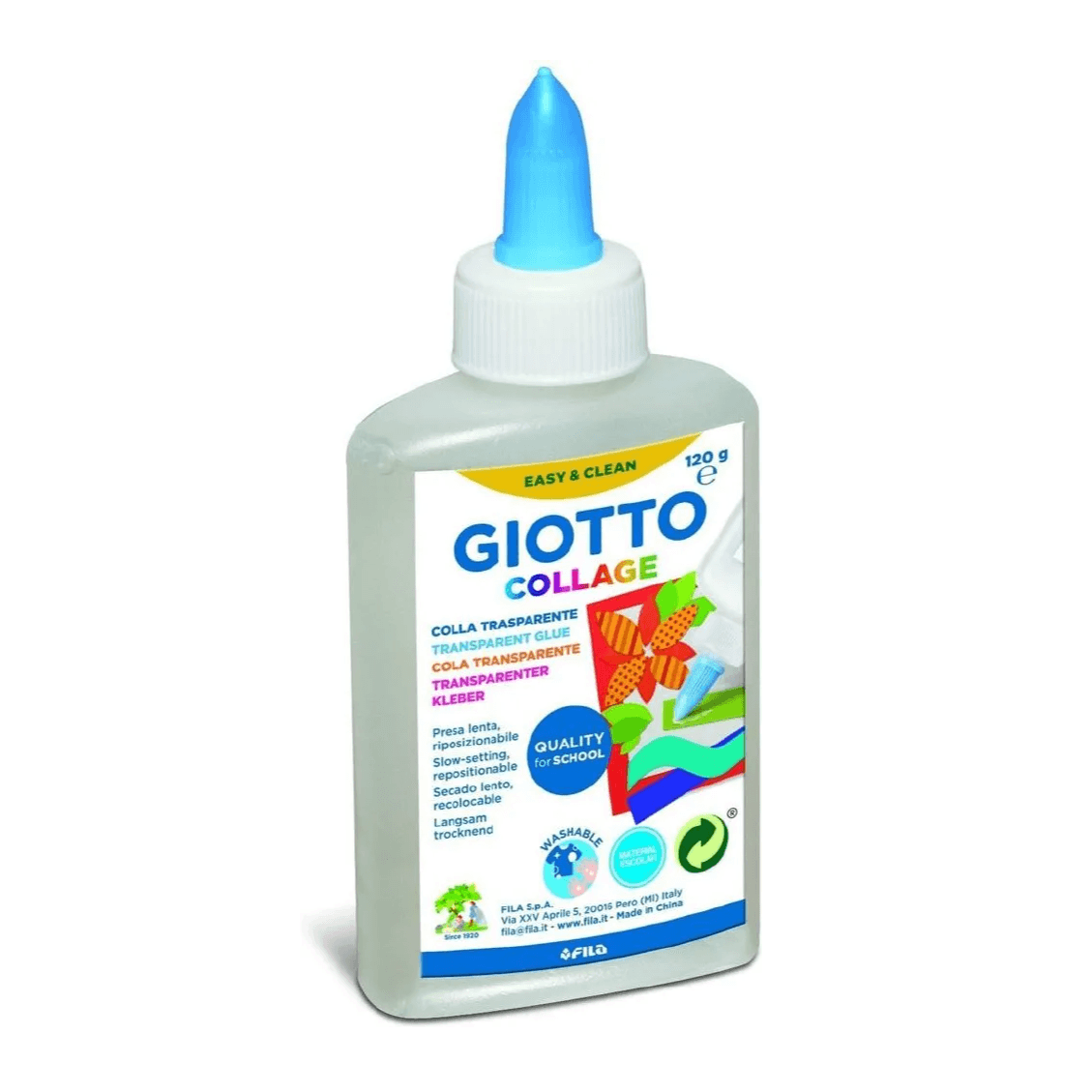 Glue Stick 120 g Transparent - Giotto Collage