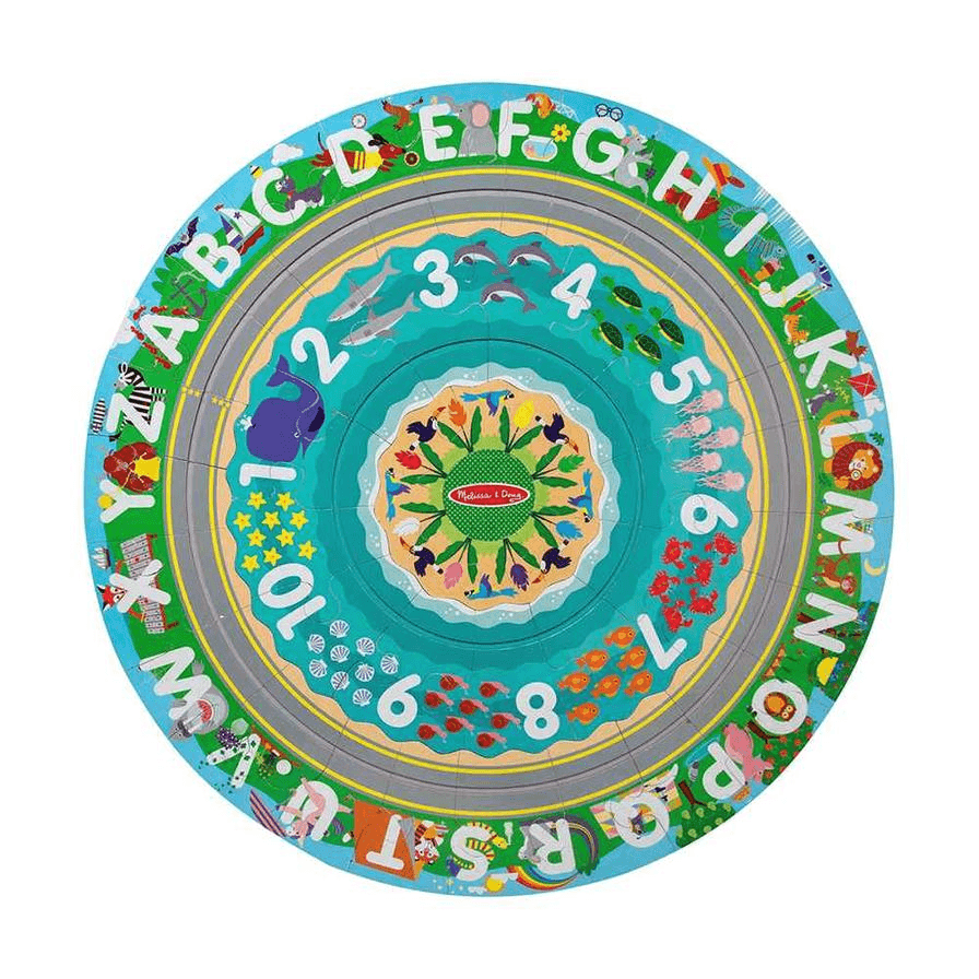 Melissa & Doug Round The Shore Tracks Floor Puzzle (48 Pieces)