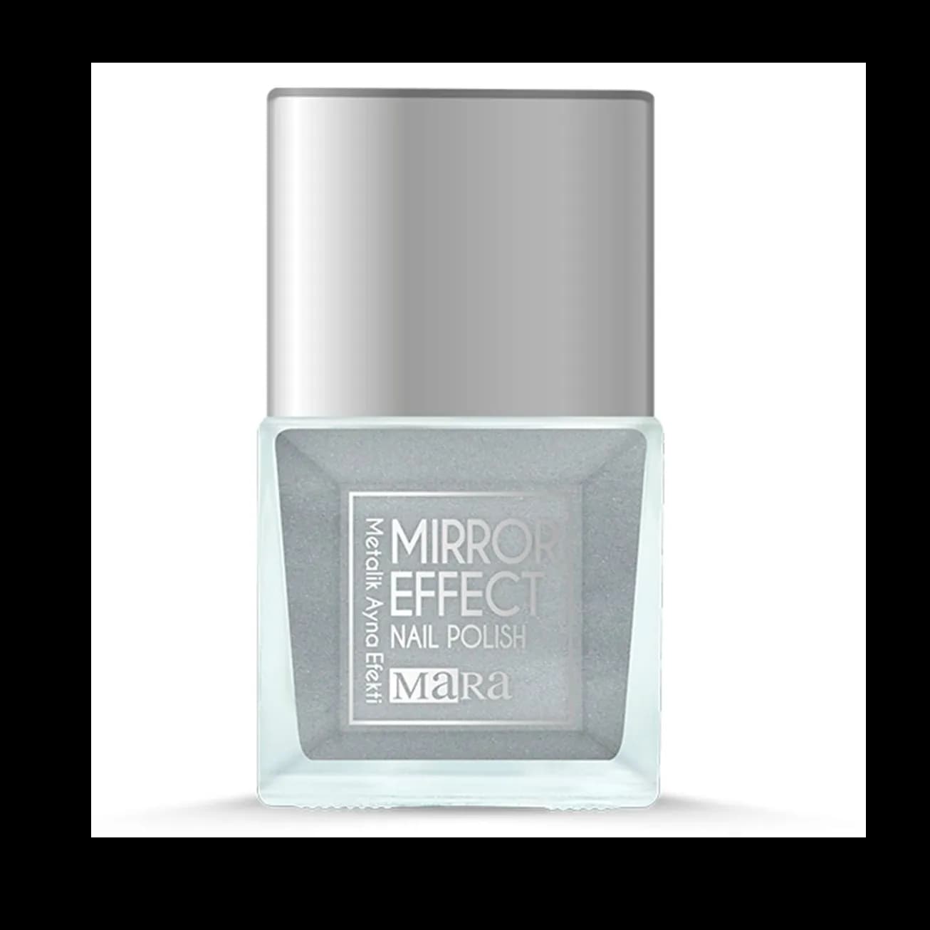 Mara Mirror Effect Nail Polish - Silver