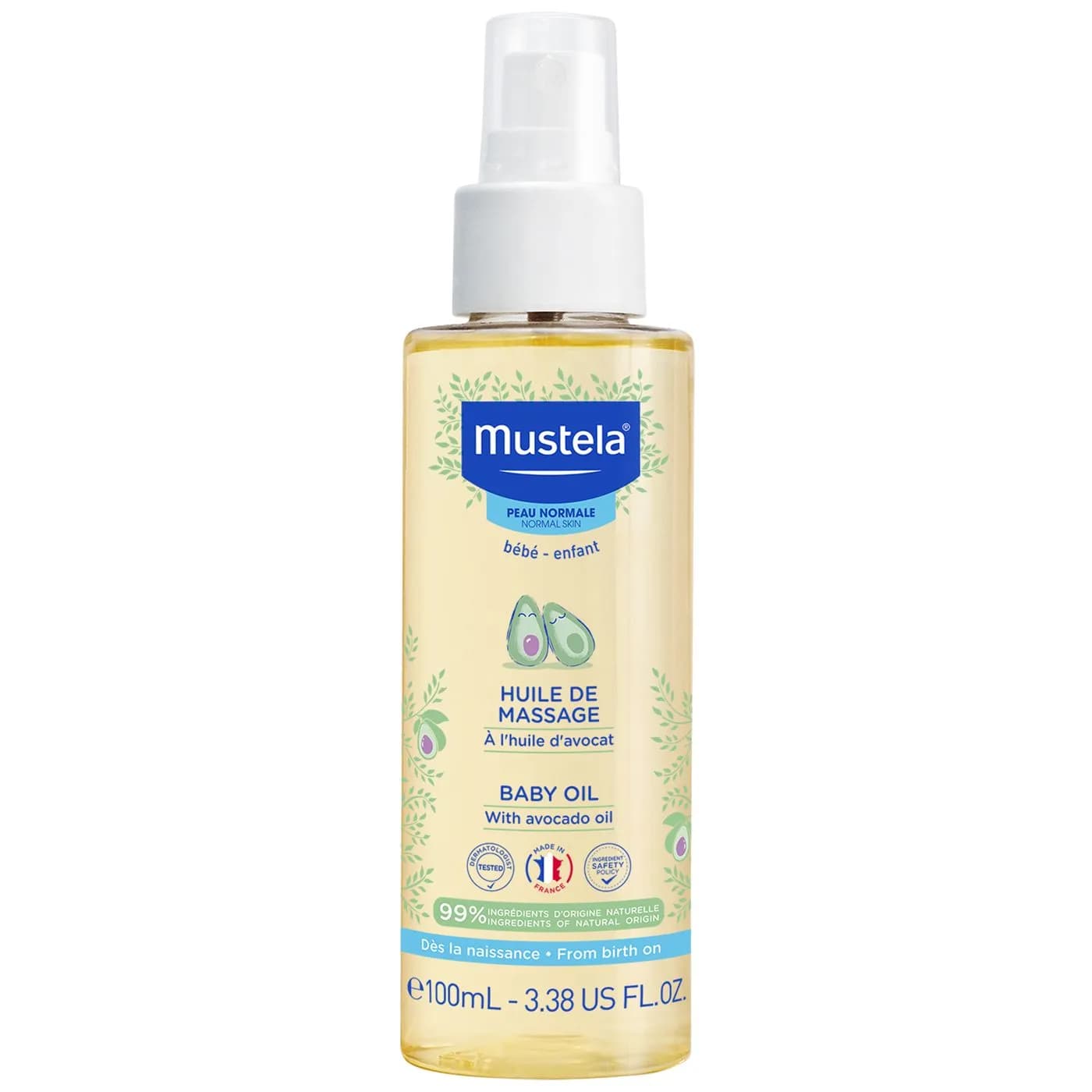 Mustela Massage Oil 100 Ml