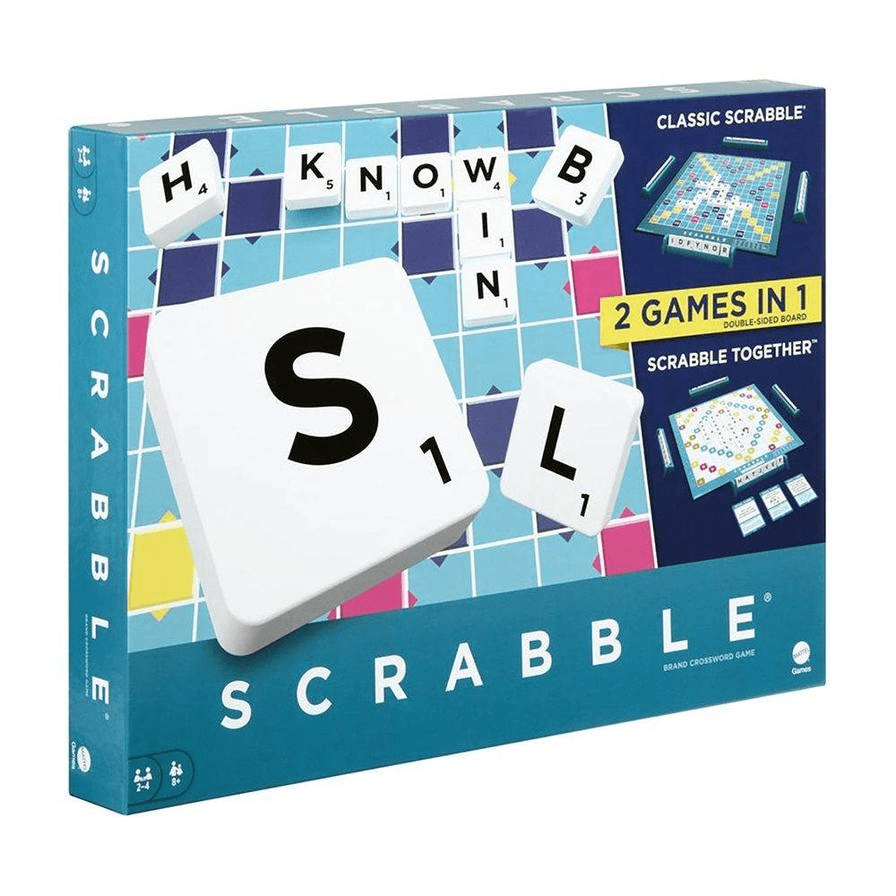 Scrabble Together 2-In-1 Double-Sided Board Game