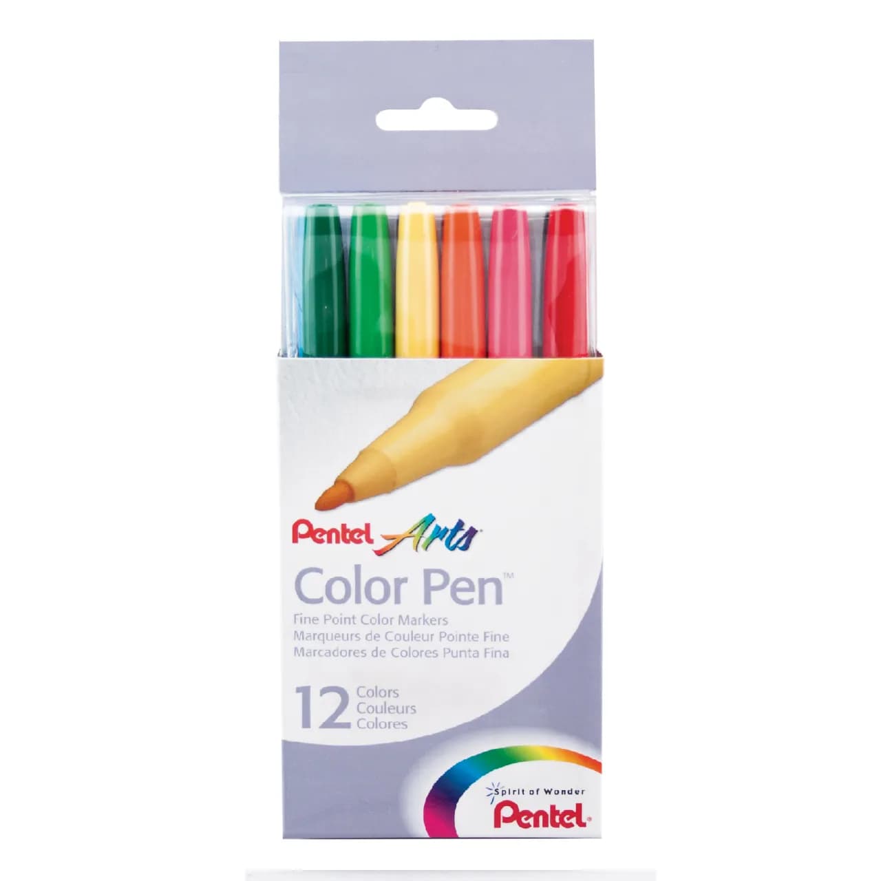 Color Pen Fiber Tip 12Color Set