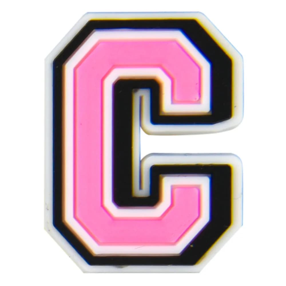 Crocs Charms Jibbitz- Pink Letter C