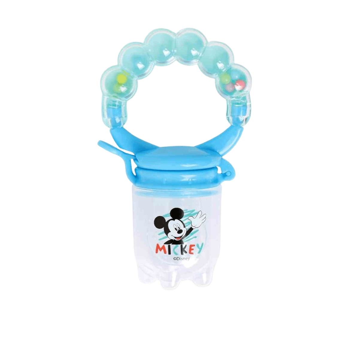 Disney Baby Rattle Toy Silicone Fresh Fruit Food Feeder Teething Pacifier