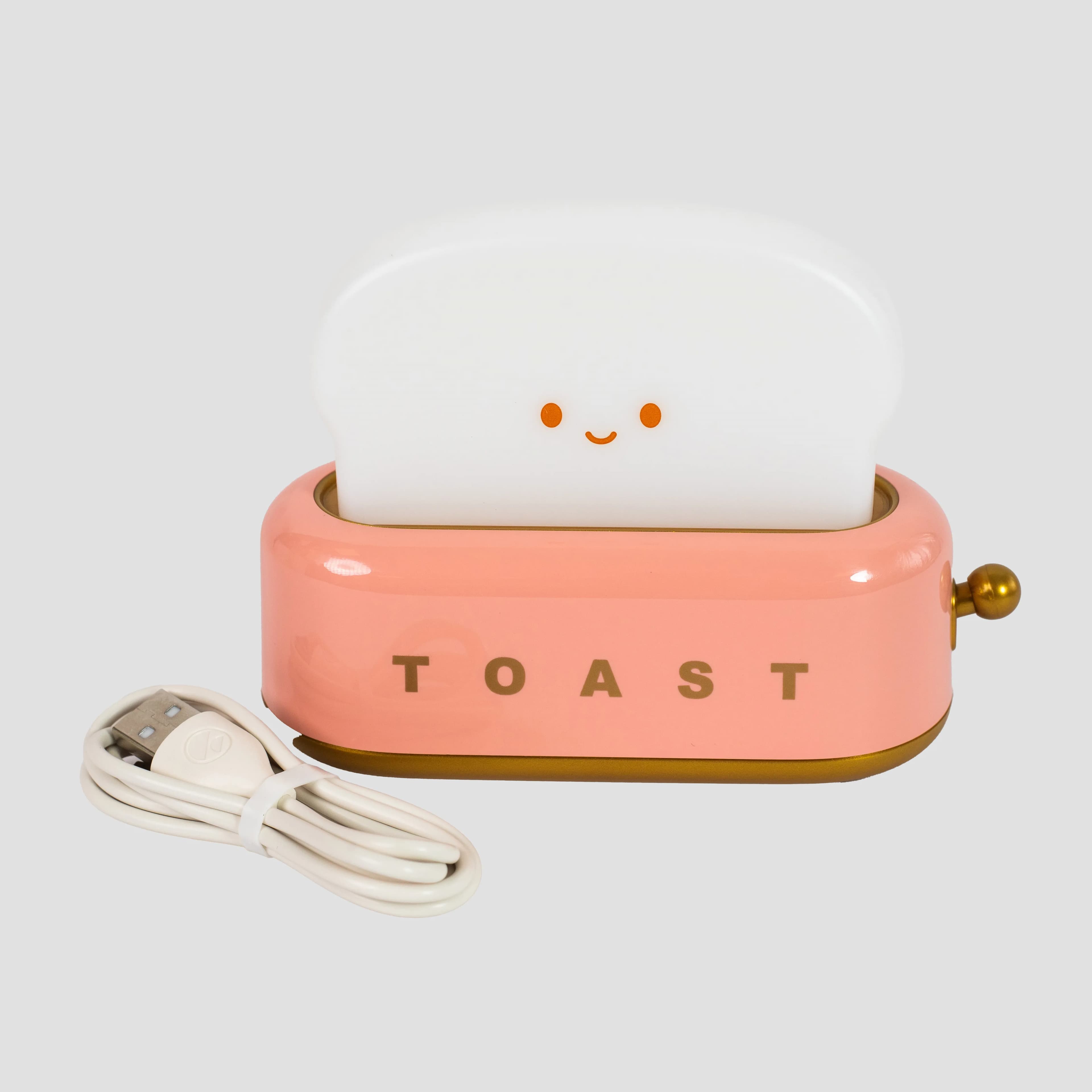 Mini Toaster Desk Light - Pink