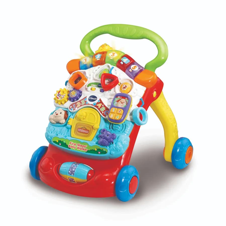 Vtech First Steps Baby Walker (Green/Red)