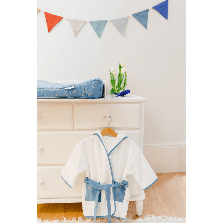 Gloop Bath Robe 12-24m (City Blue)