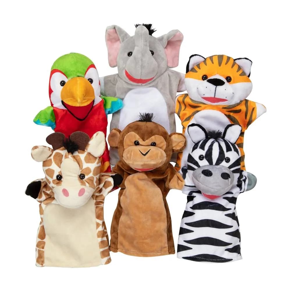 Safari Puppet Set (6 Pc)