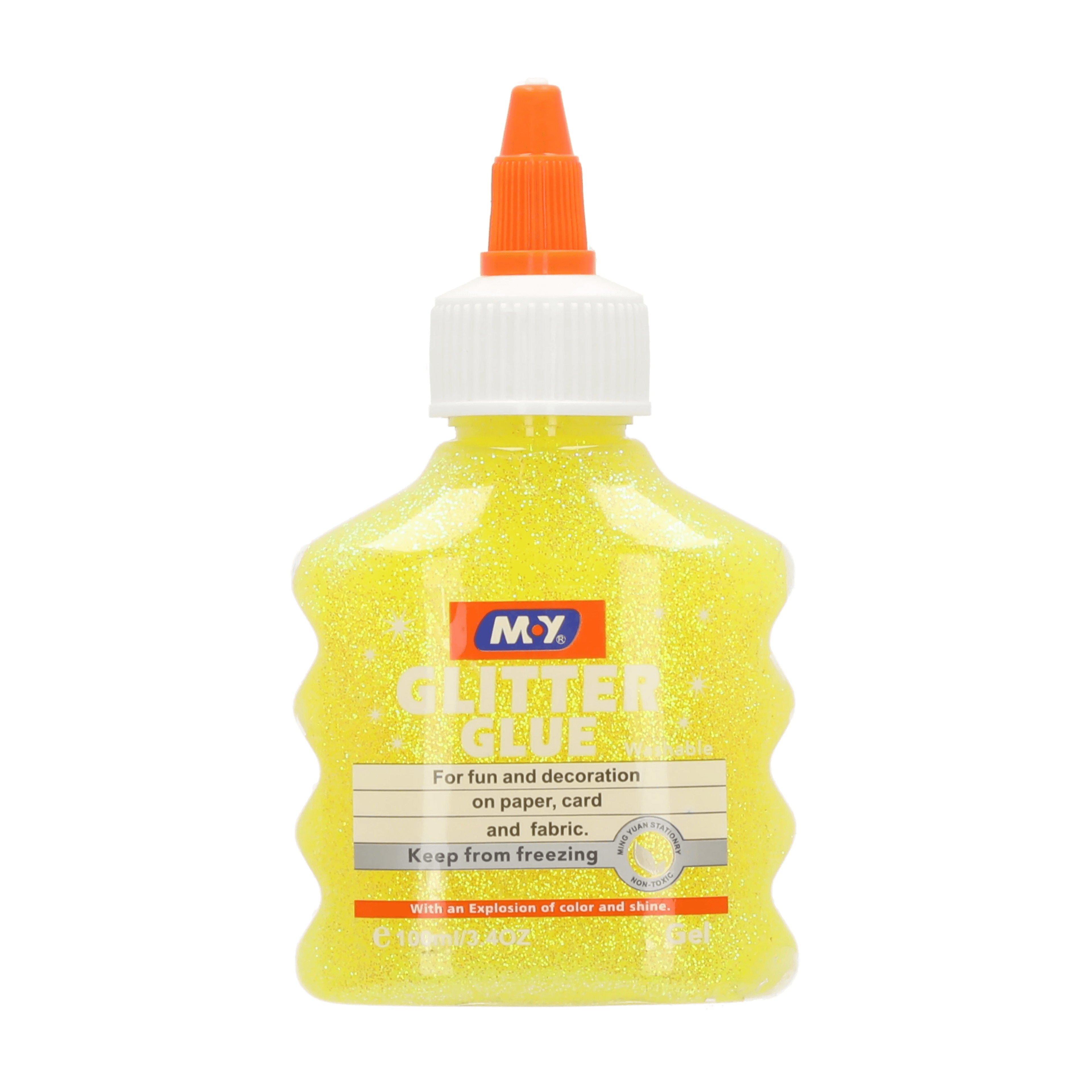 Glue Glitter 100ML Fluorescent Yellow -- 931B