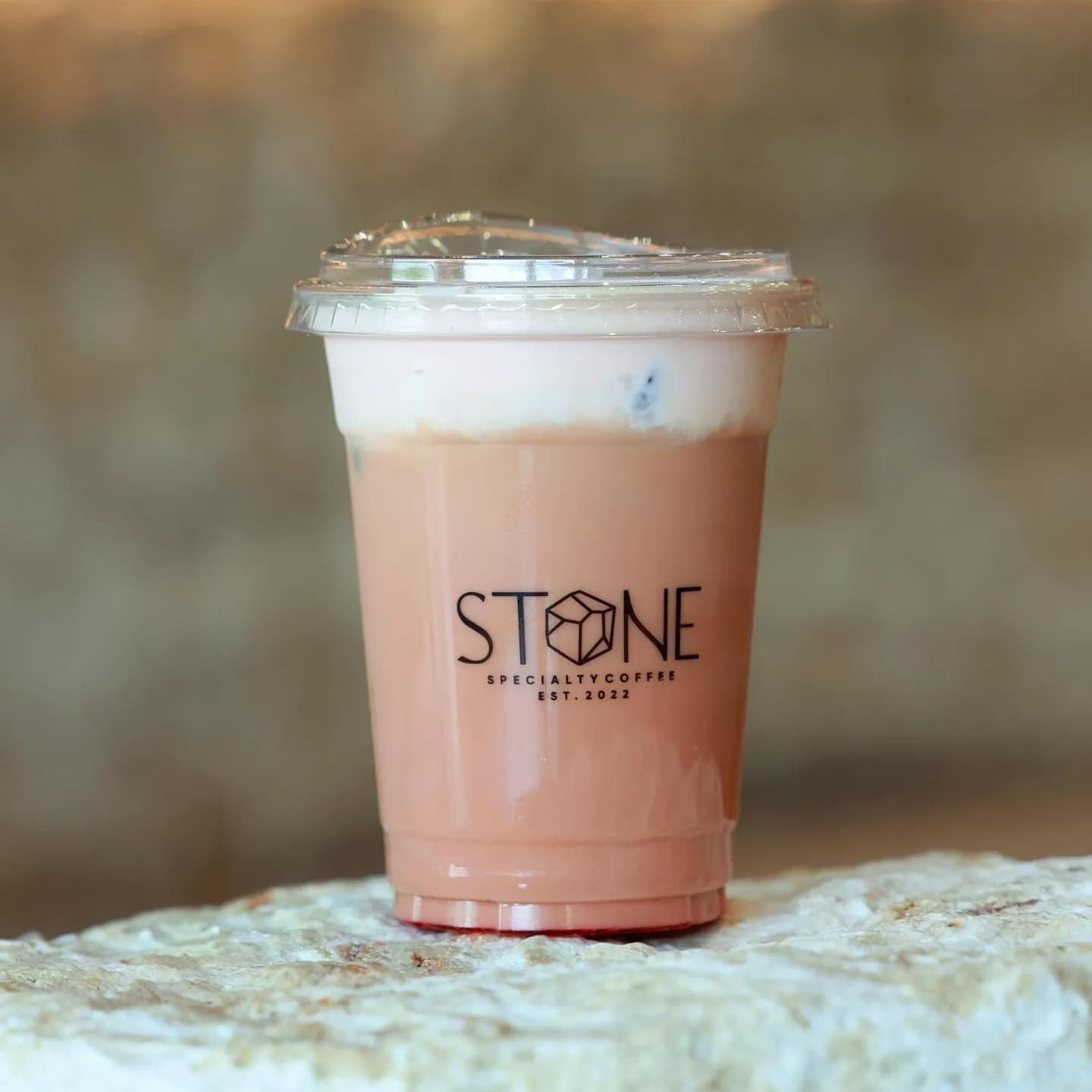 Iced Strawberry Latte
