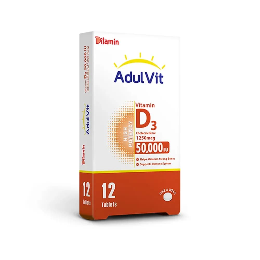 Adul Vit Vitamin D3 50000Iu 12S Tab