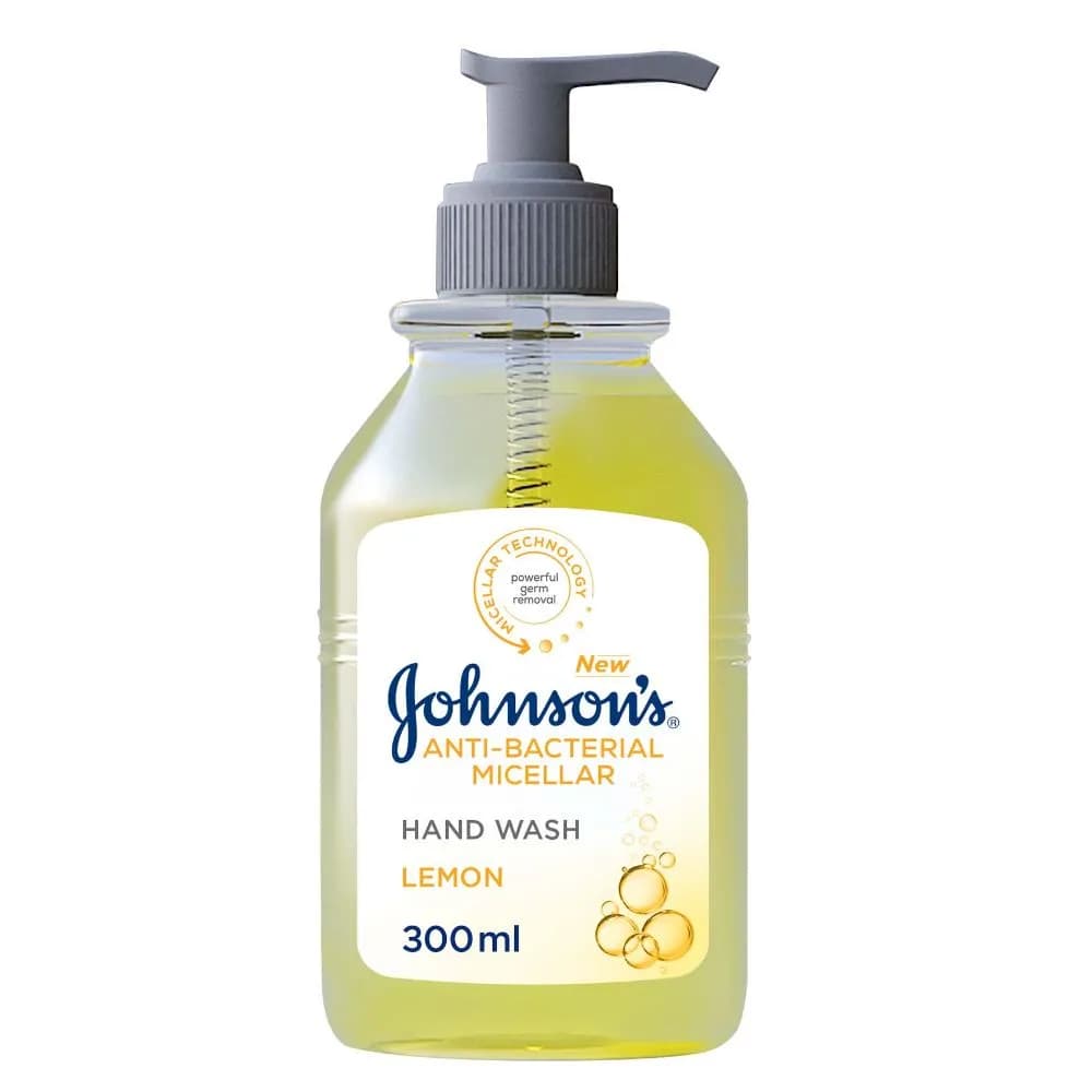 J&J Anti -Bacterial Micellar Hand Wash Lemon 300Ml