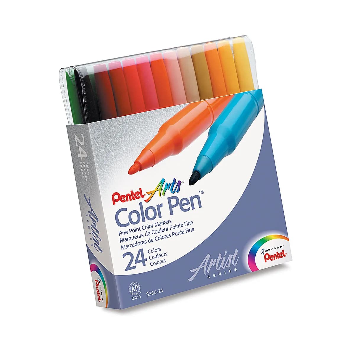 Color Pen Fiber Tip 24 Color