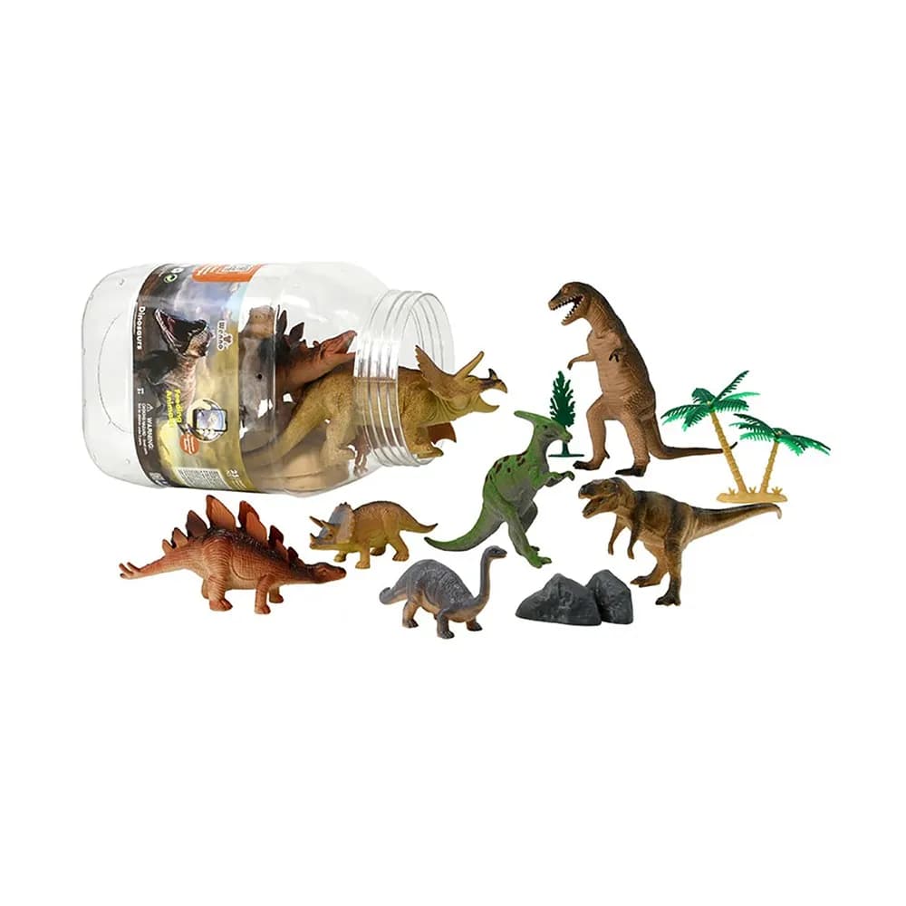 Dinosaurs Play Set In 8L Bucket