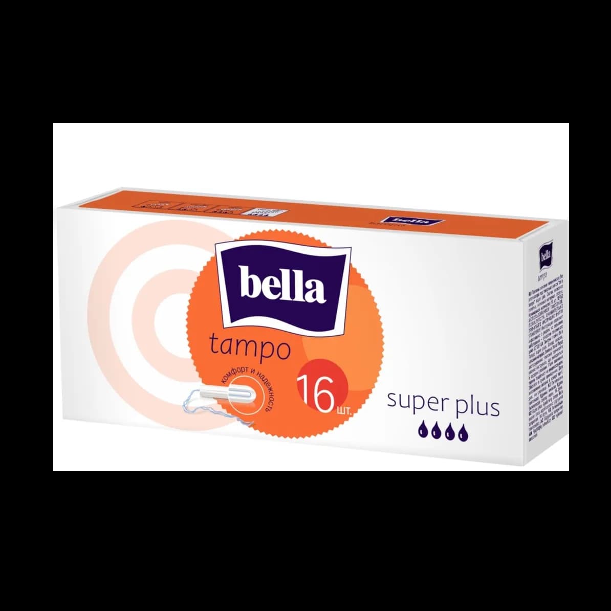 Bella Super Plus Tampon 4 Drops