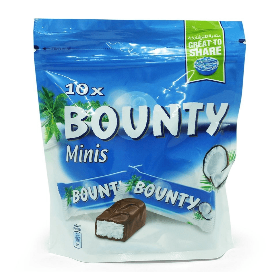 Bounty Minis Pouch 285Gm 10Pcs