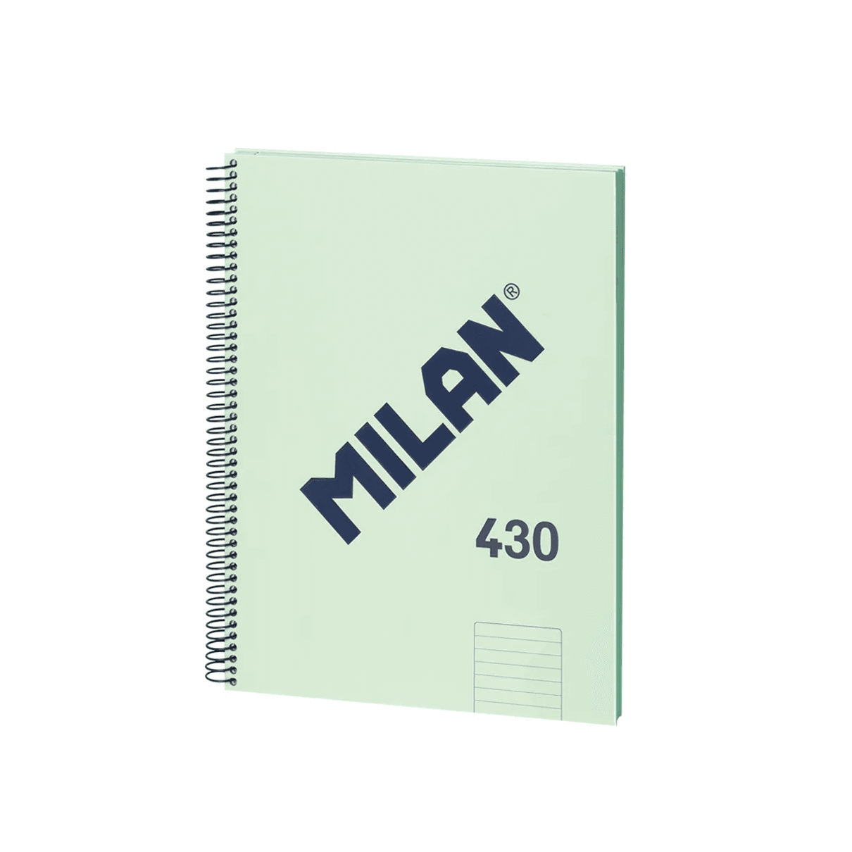 Spiral notebook, lined paper, 80 A4 sheets, 1918 series, green