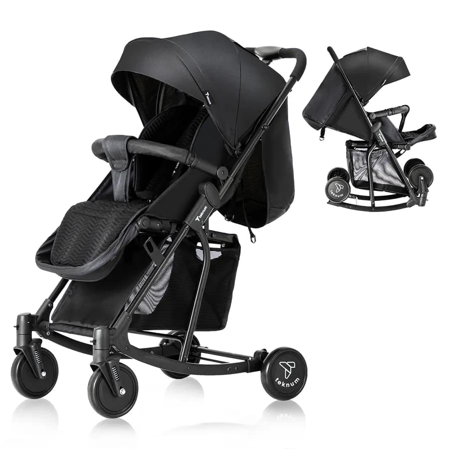 Teknum Stroller With Rocker (Black)