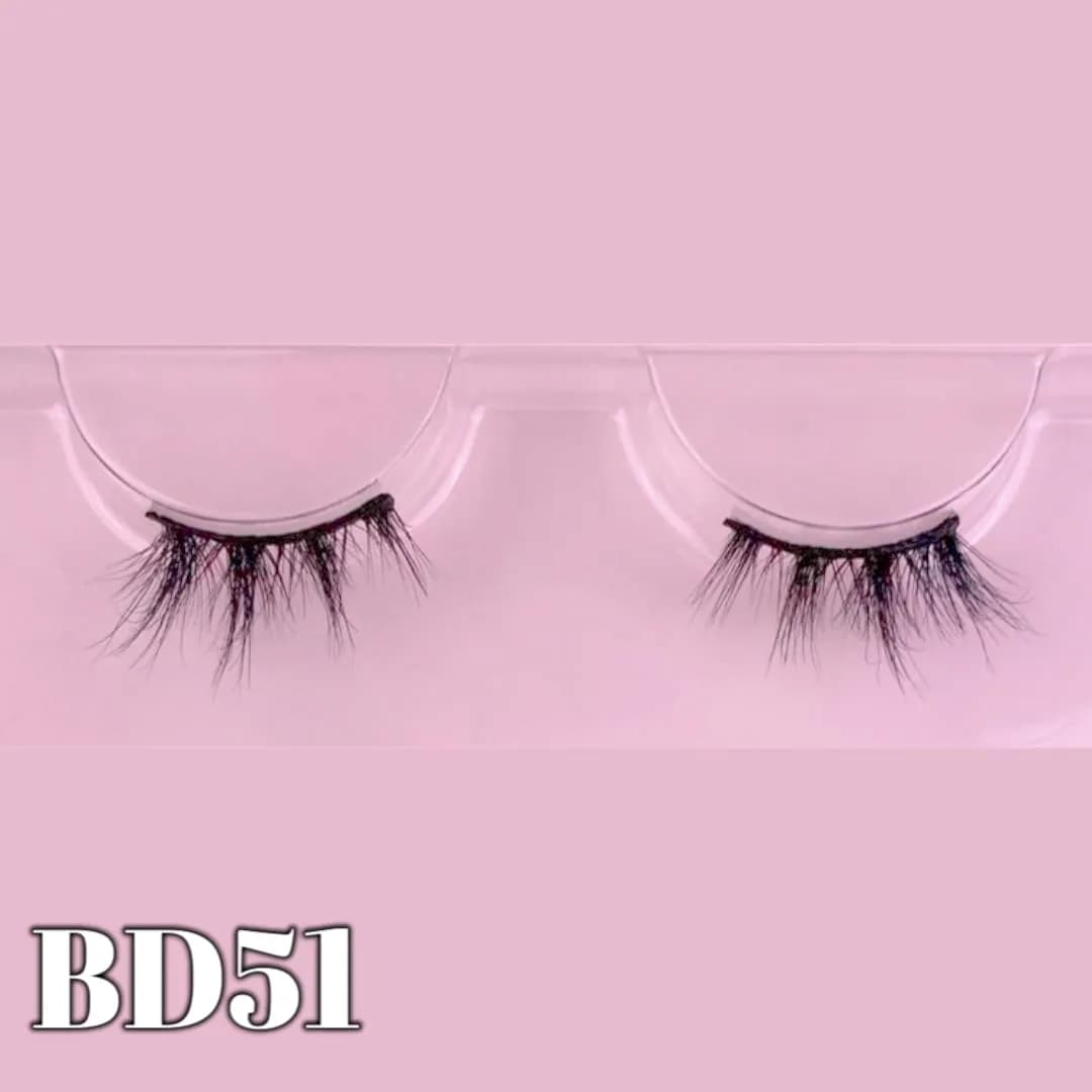 Natural Mink Half Eyelashes Bd51