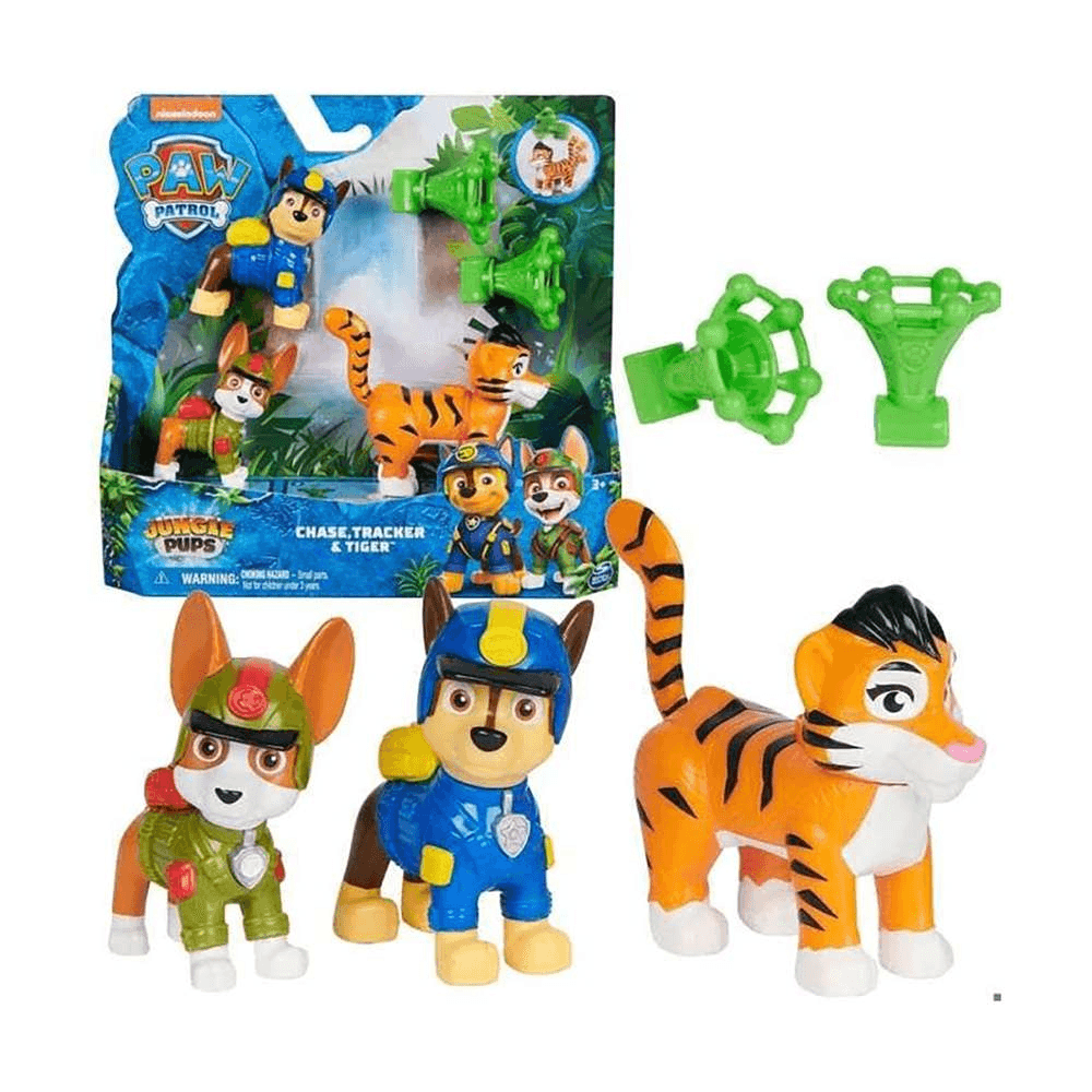 Paw Patrol Jungle Pups Figure Set (5 Pieces, Assorted)