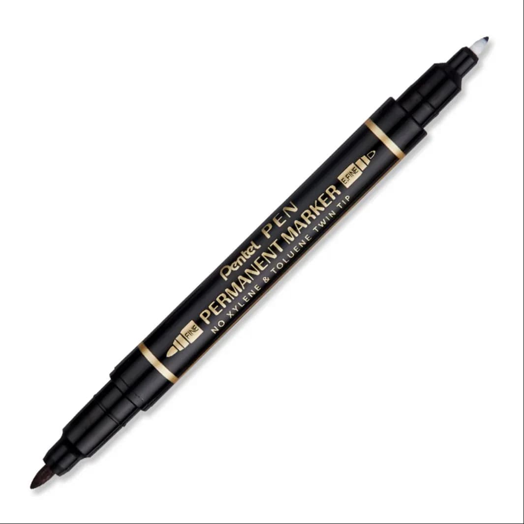 Twin Tip Marker Black